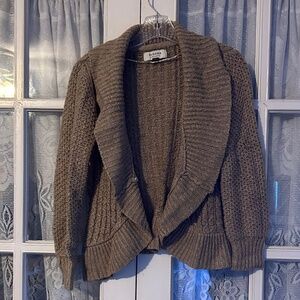 😉Bundle Days😉 Women’s Beige Tan Brown Cardigan Sweater Button Cover Up